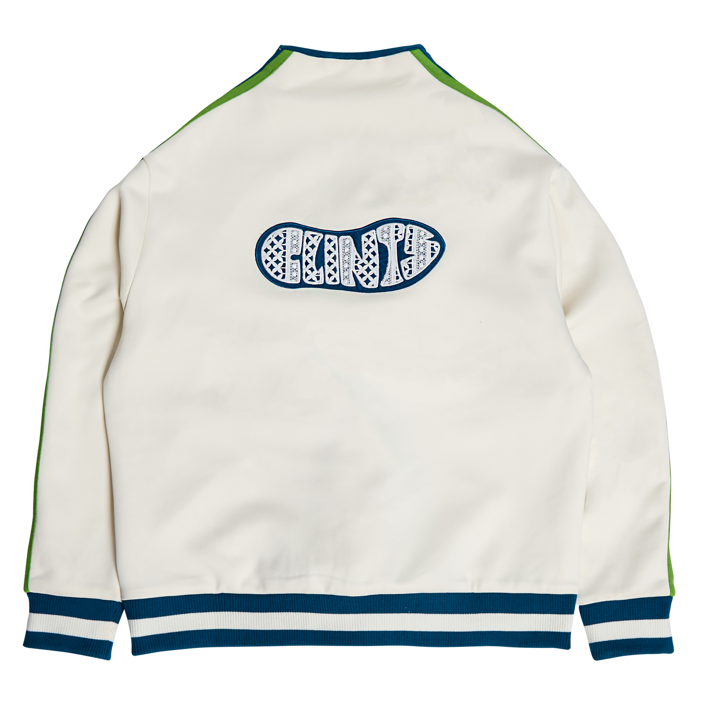 Athletic Track Jacket (Gradient Green/Ivory)