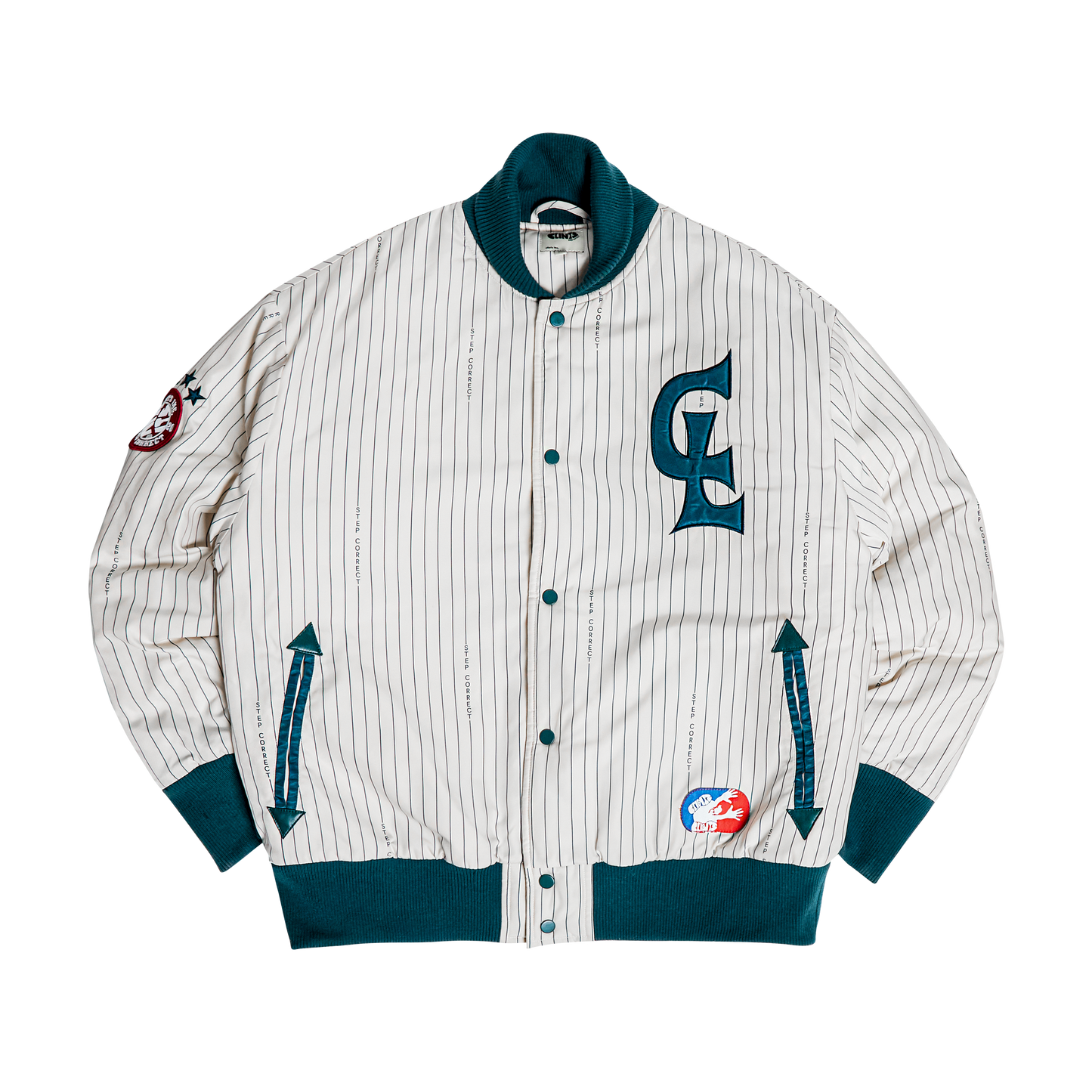 Baseball Varsity Jacket (Ivory)