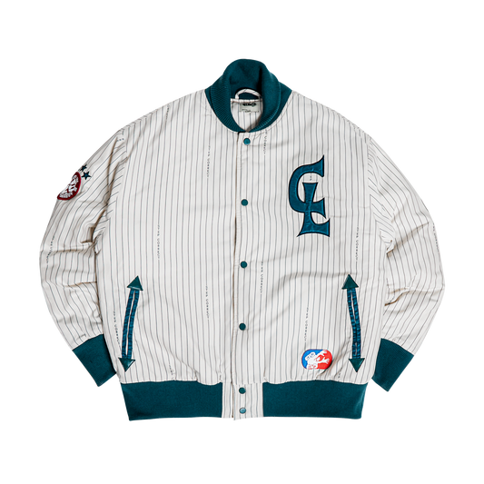 Baseball Varsity Jacket (Ivory)