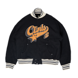 Baseball Varsity Jacket - Black