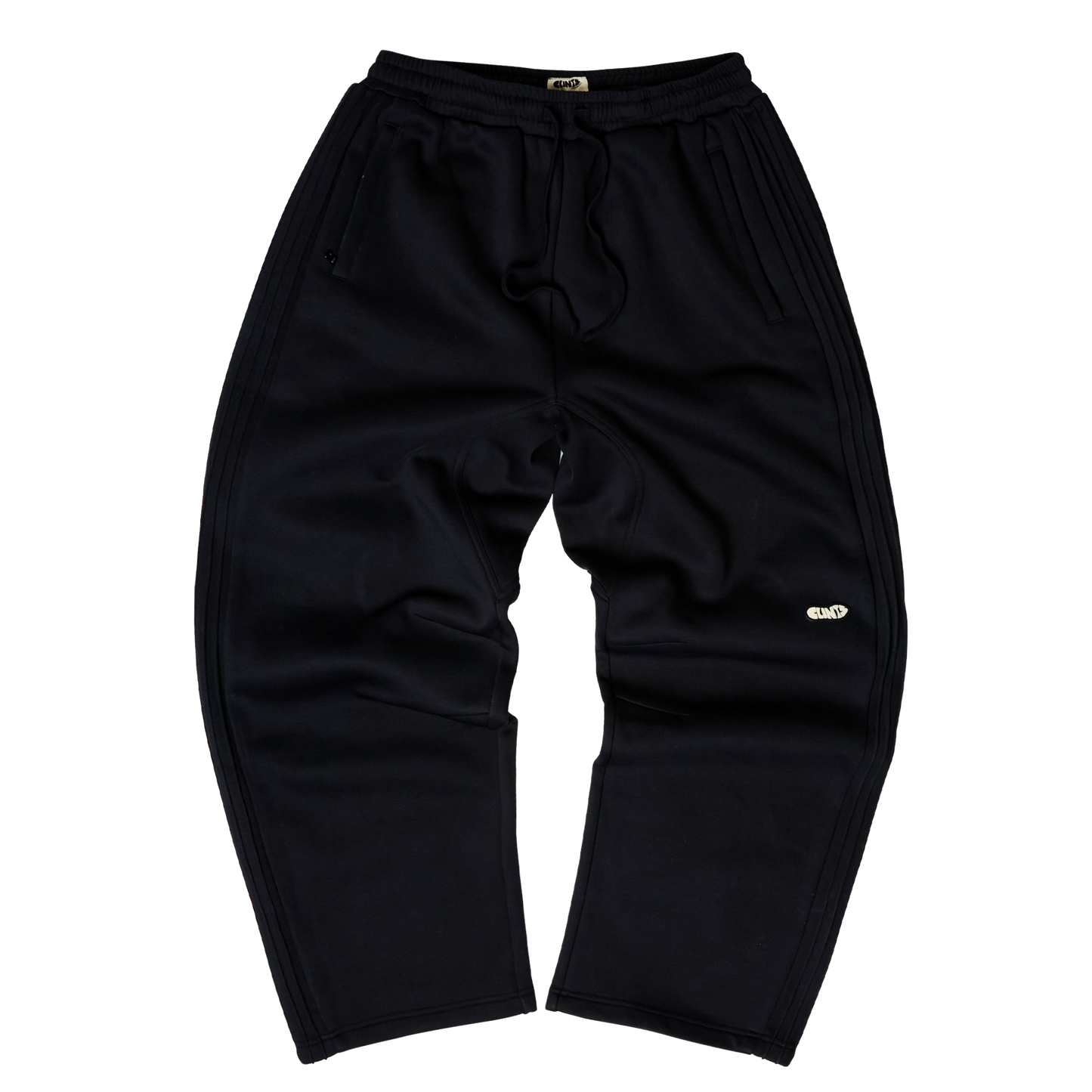 Pintuck Essential Sweatpants - Black