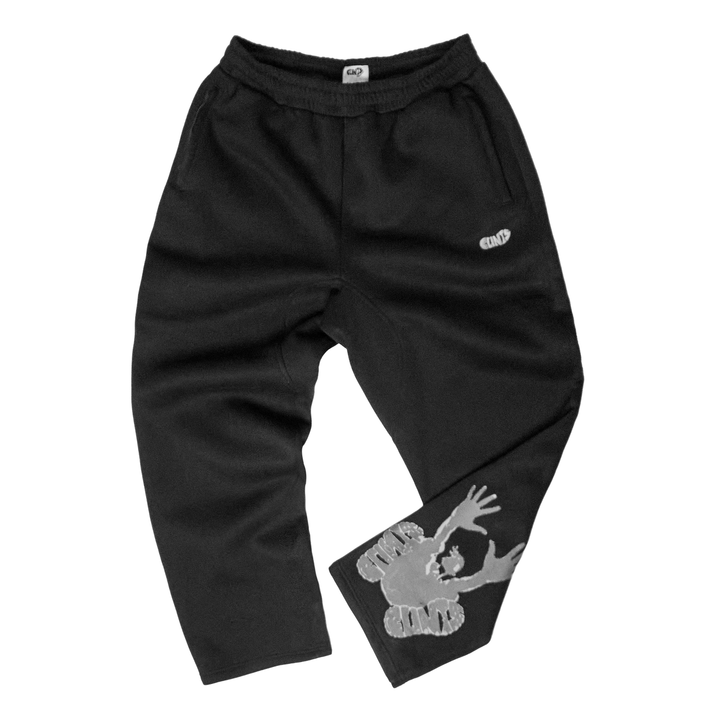 Stencil Sweatpants  - Black/Grey