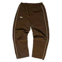 Gradient Mesh Shell Pants - Brown