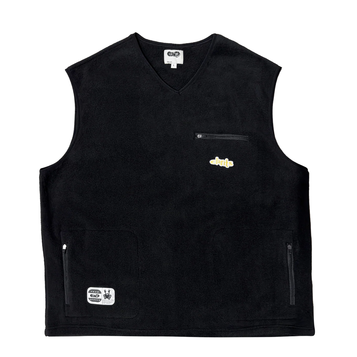 Polar Fleece Vest - Black