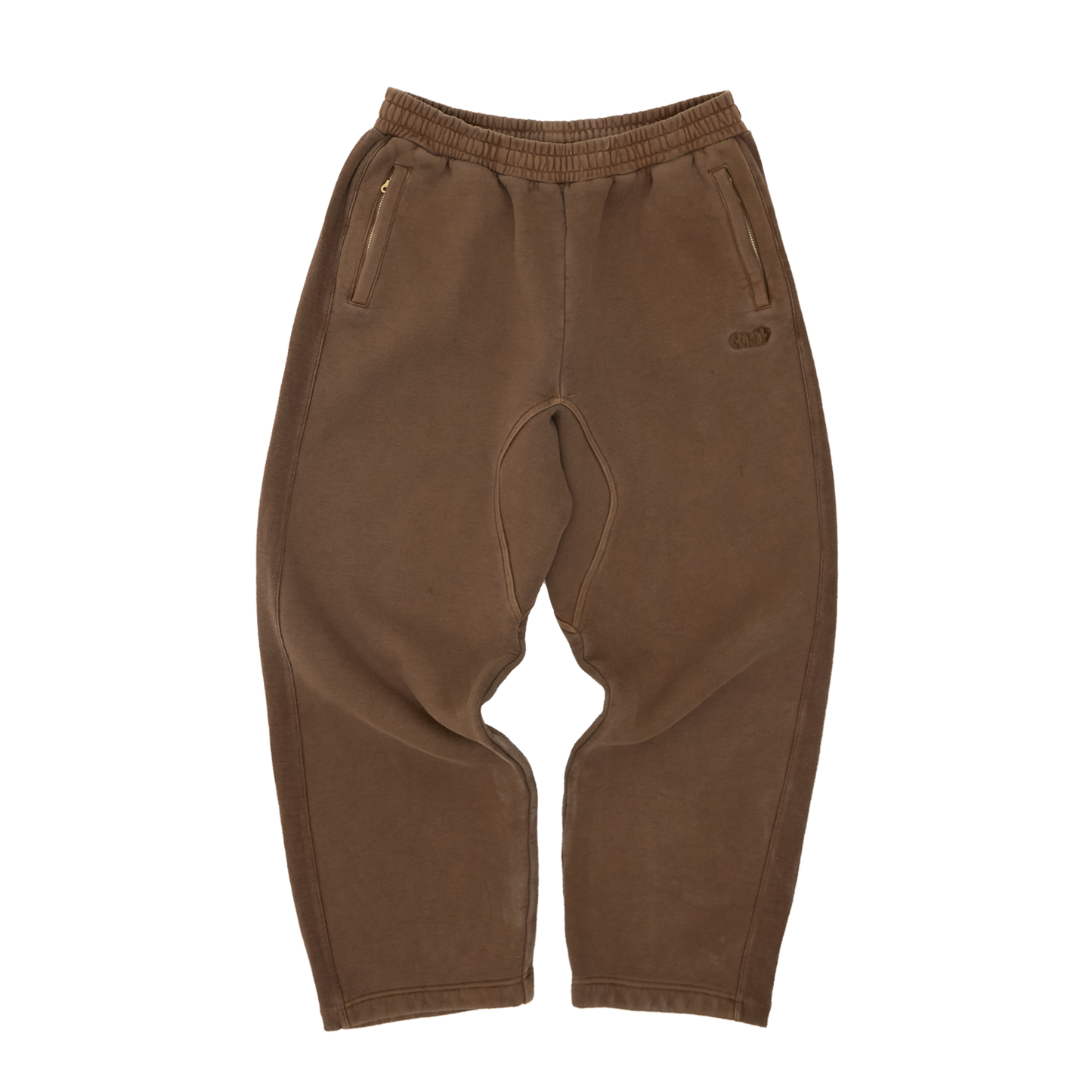Patchwork Sweatpants - Brown
