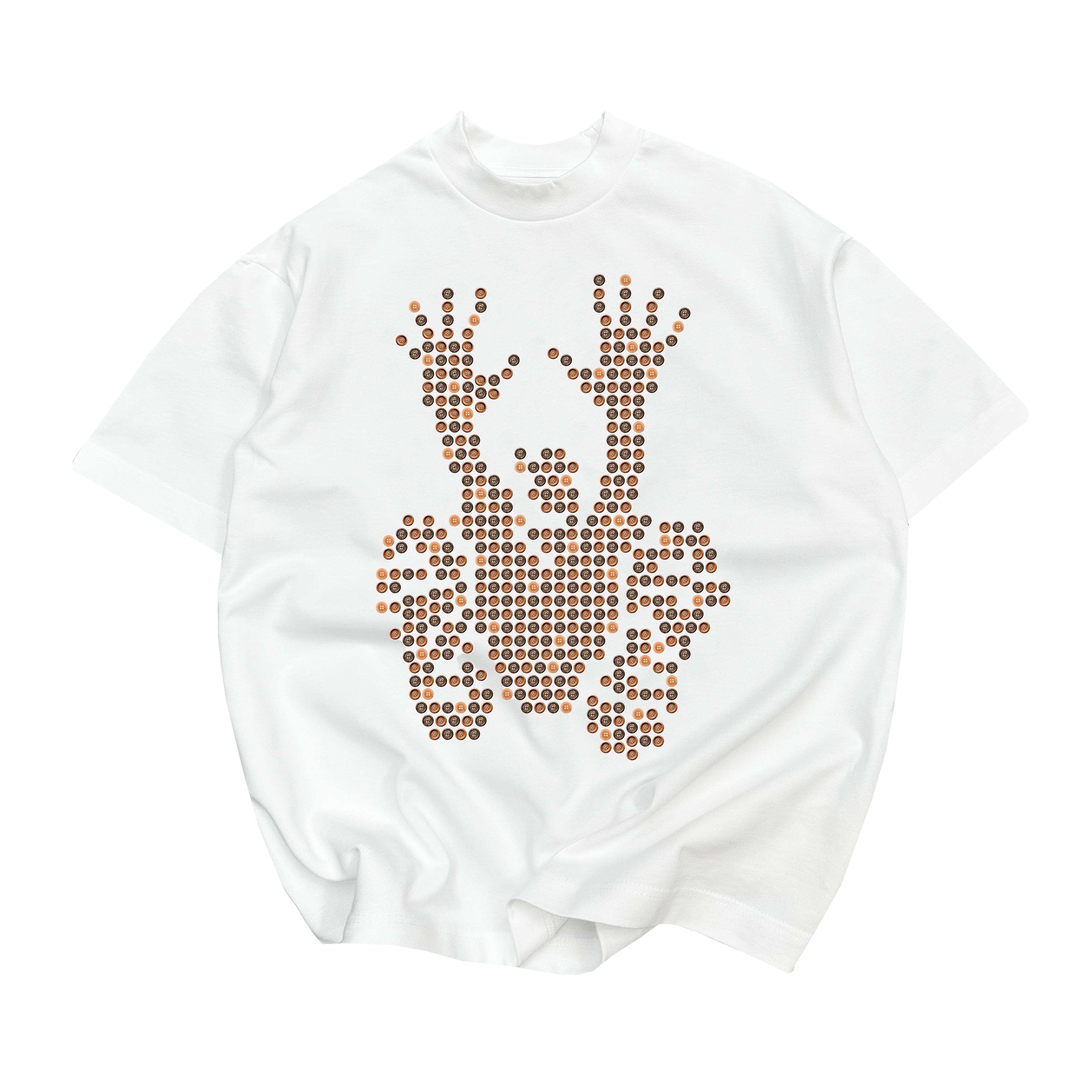 'Buttons' - Heavyweight Tee