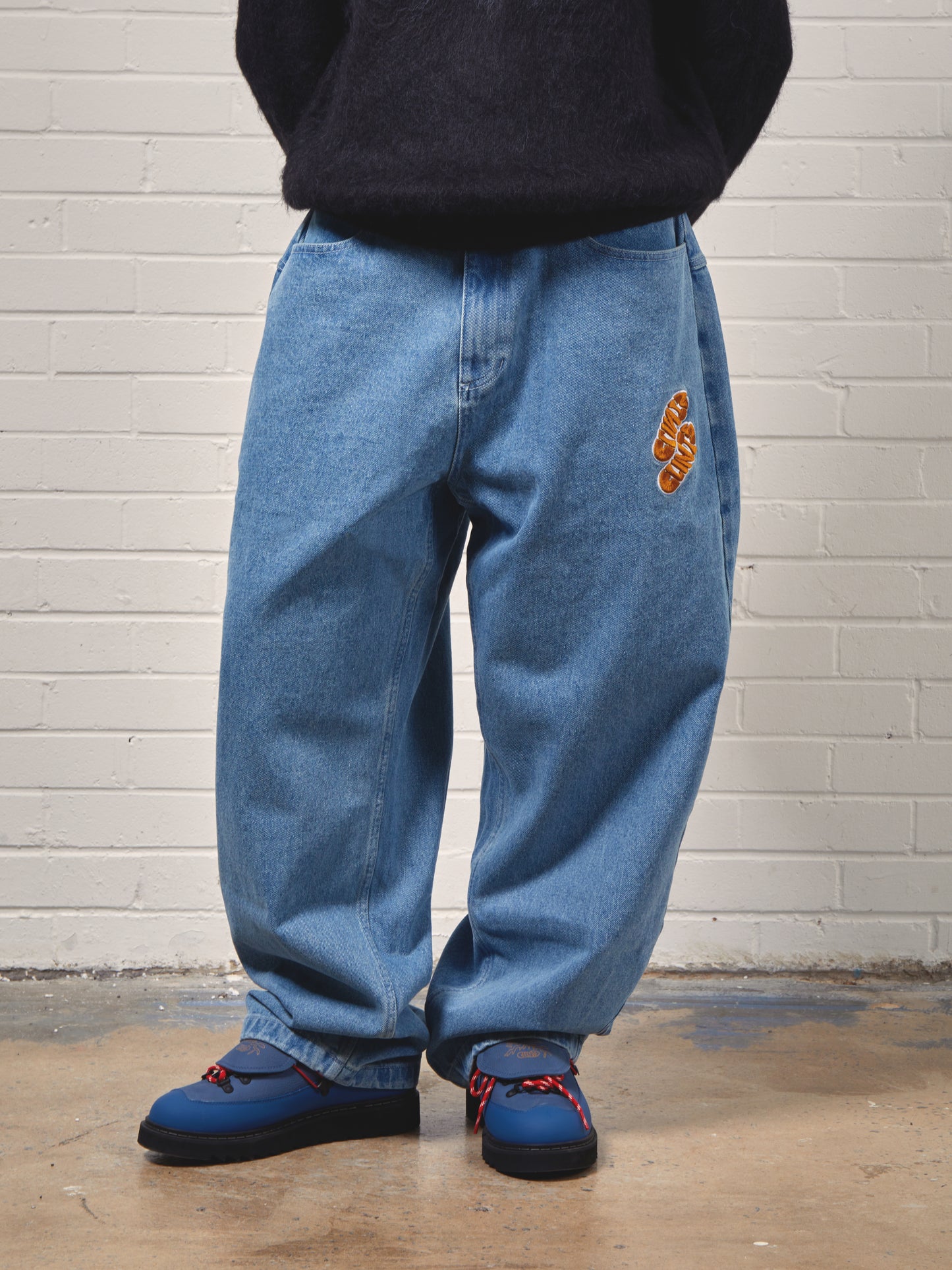 Phat Denim Pants - Blue