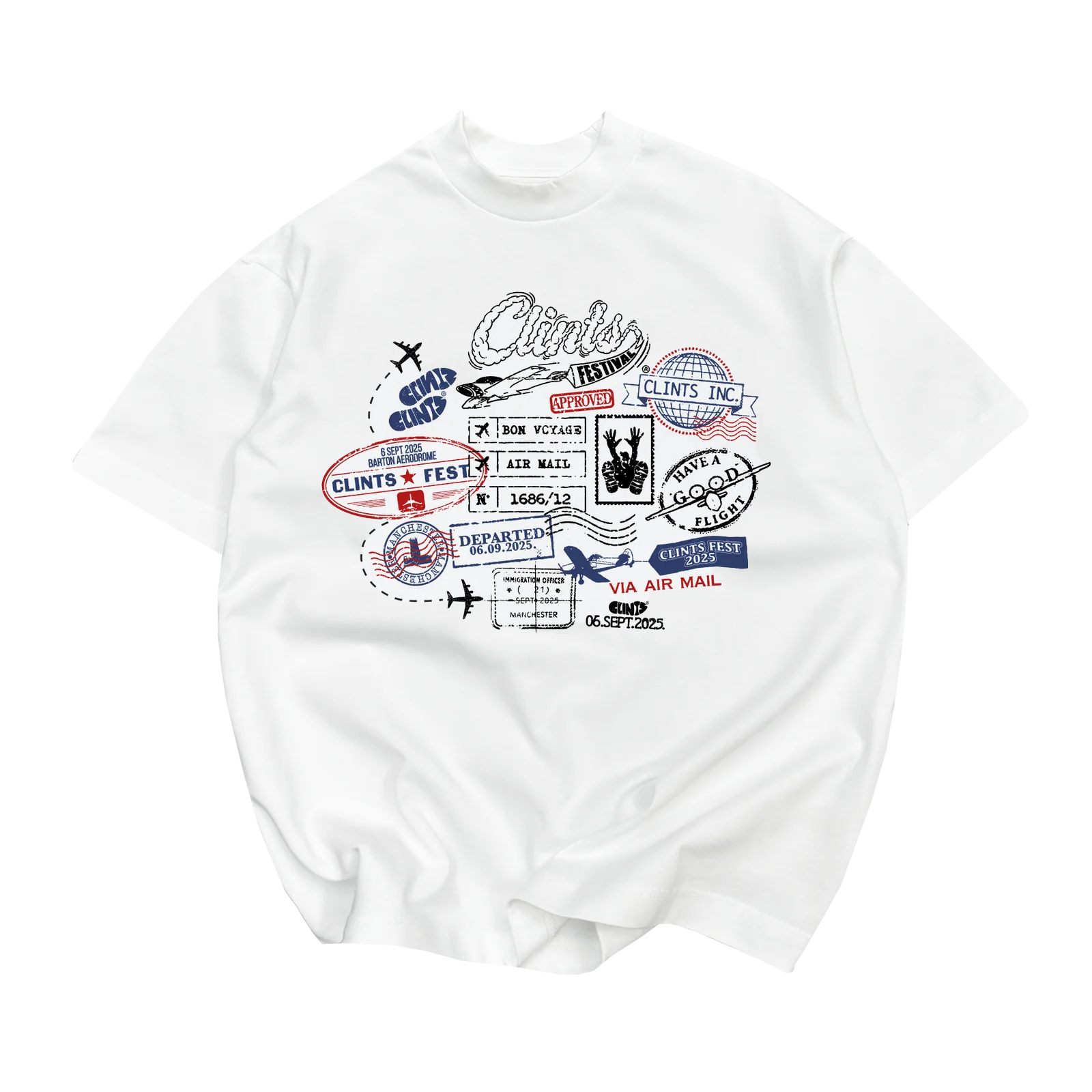 "Clints Fest Stamp" - Heavyweight Tee