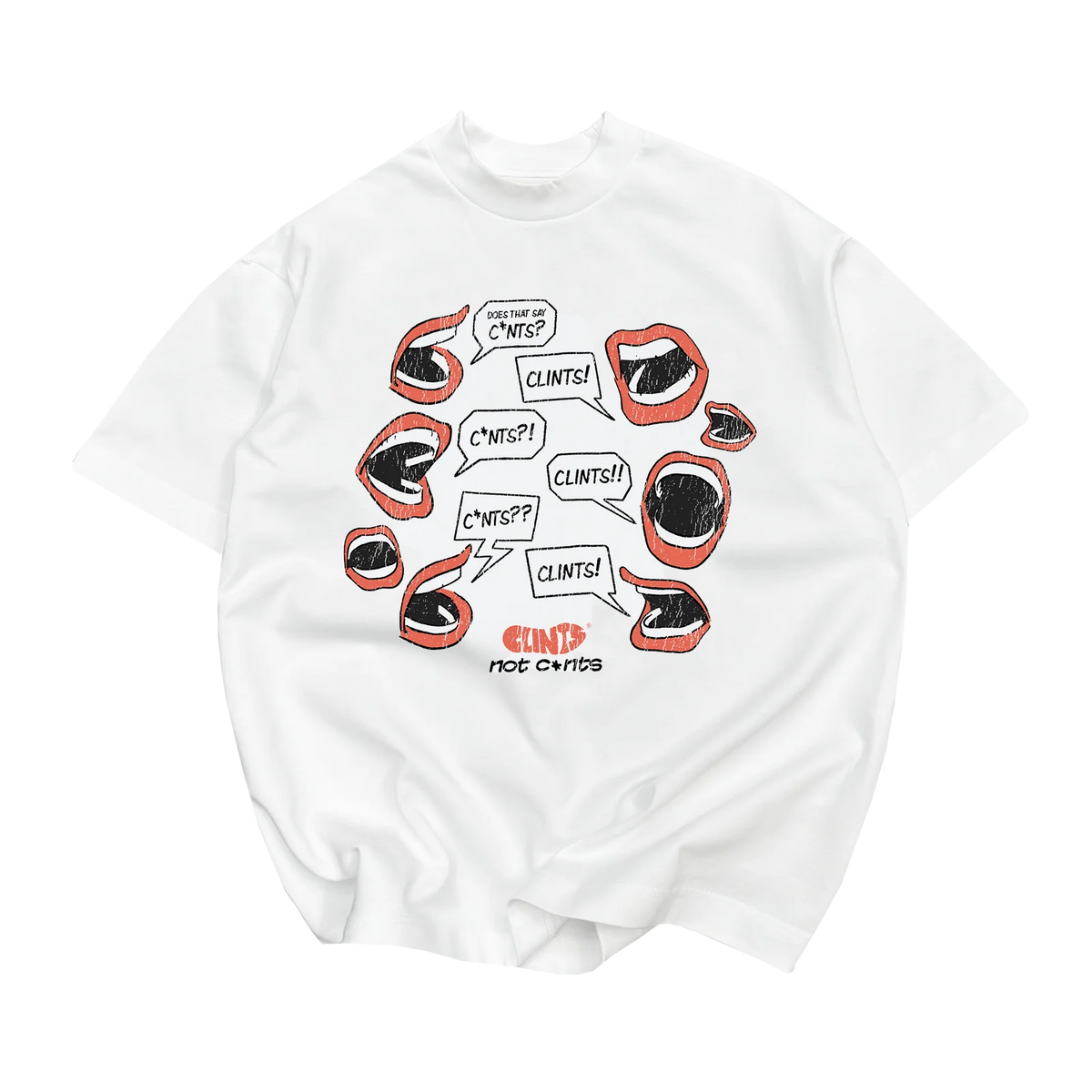 'Clints not C*nts' Tee - Midweight Tee
