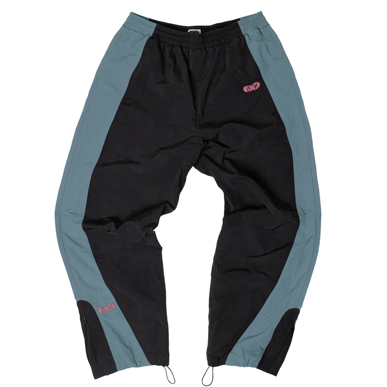 Contrast Track Pant - Black/Blue