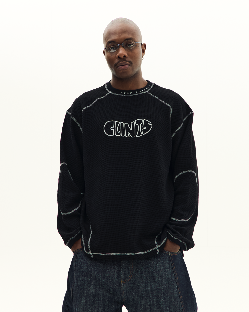Classic Waffle Tee - Black