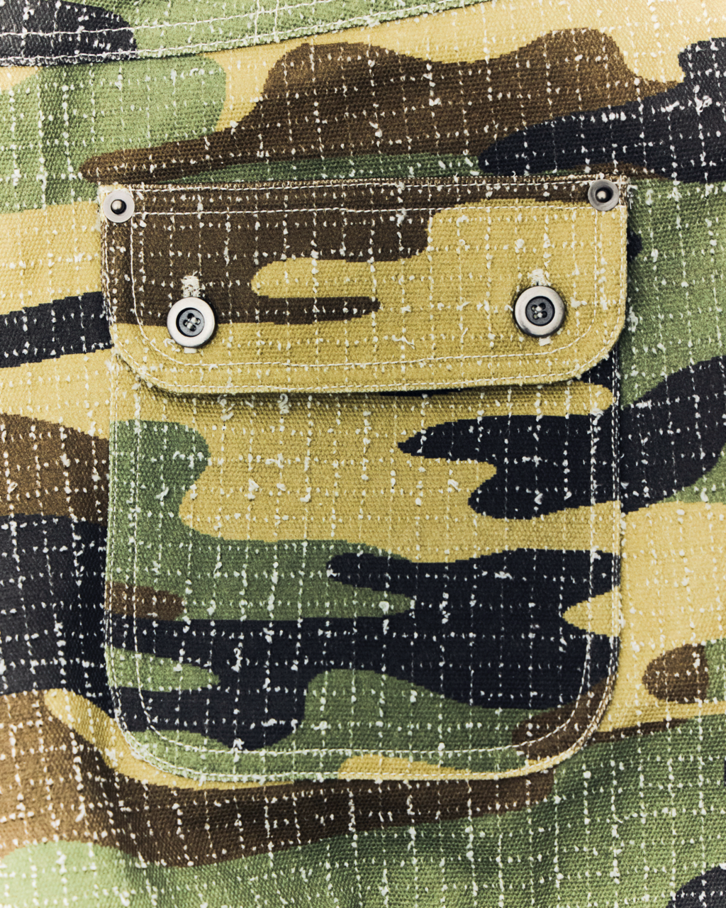 Militant Pant - Camo Needle Punch