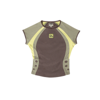 Contour Crop Top Green