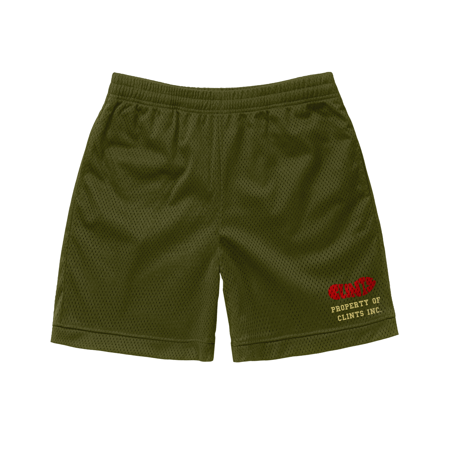 Mesh Shorts - Olive