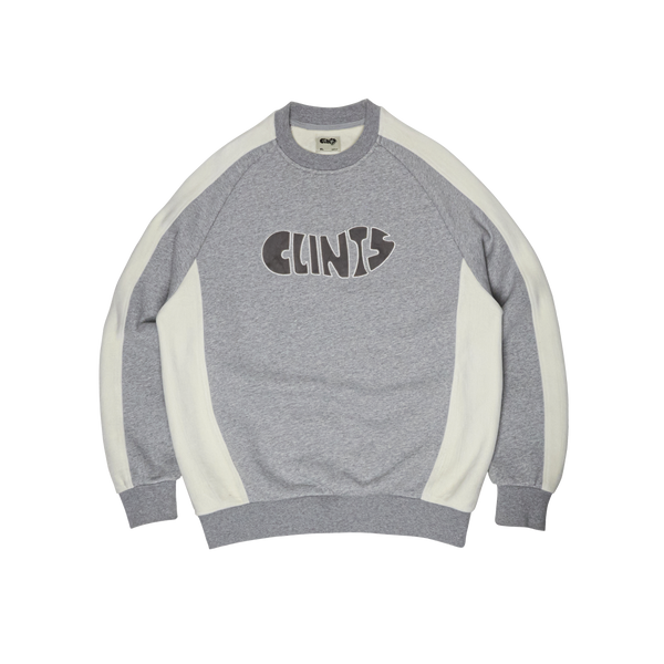 Fleece Panel Sweatshirt - Grey