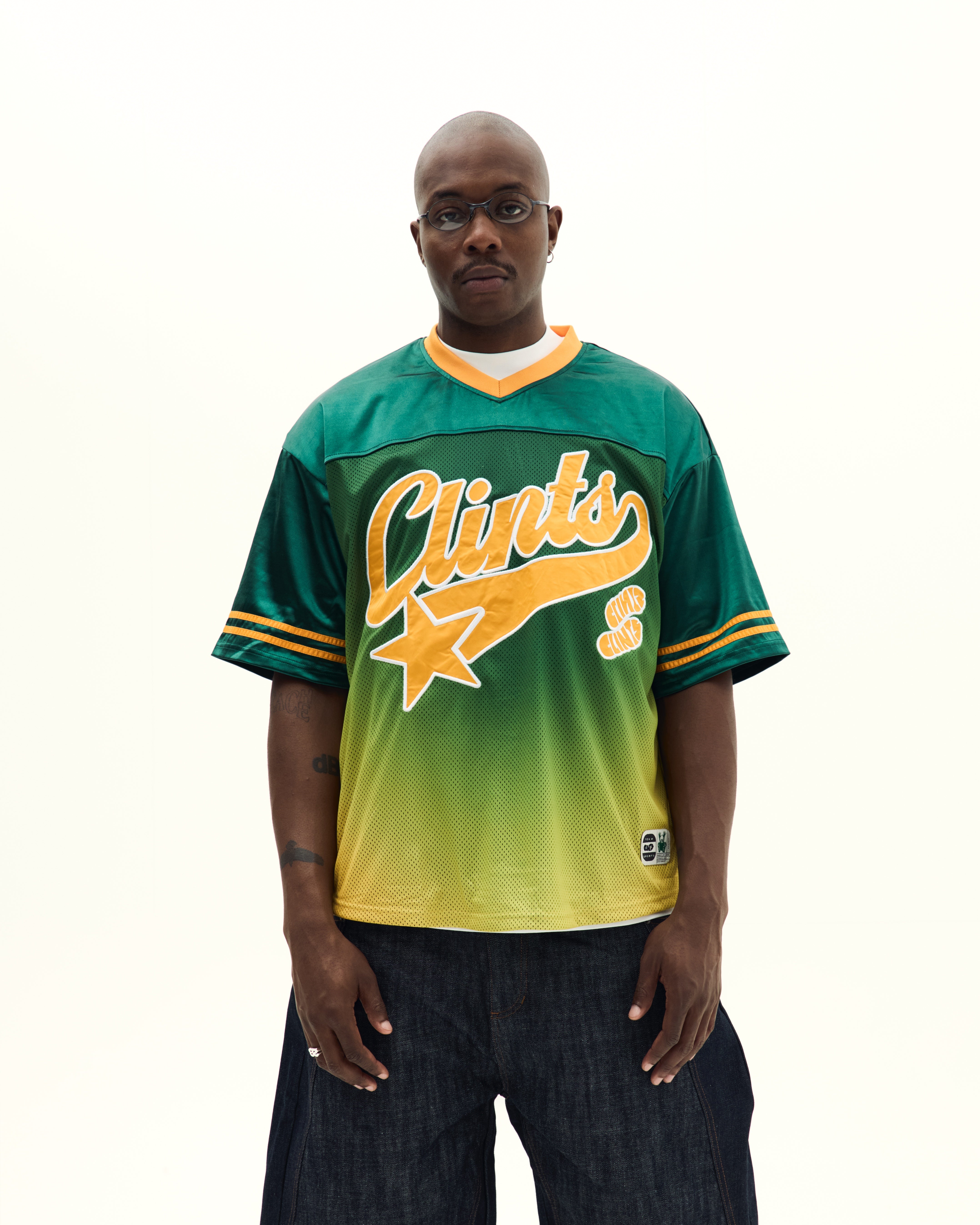 Gradient Jersey - Green/Yellow