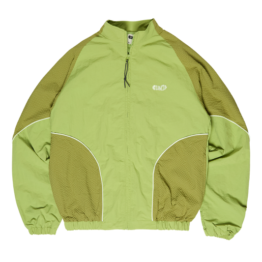 ⁠Rippled Nylon Jacket - Green