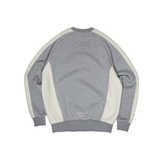 Fleece Panel Sweatshirt - Grey