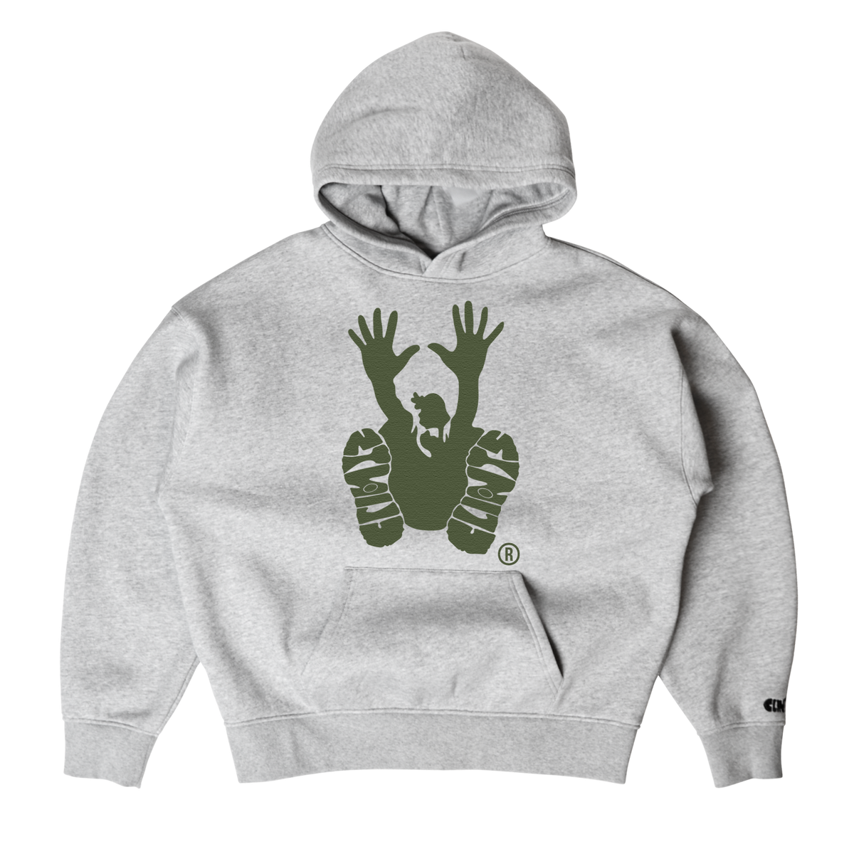 Stencil Hoodie -  Grey