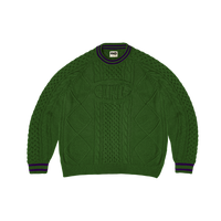Clints Cable Knit - Green