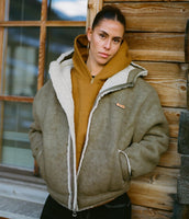 Shearling Jacket - Olive