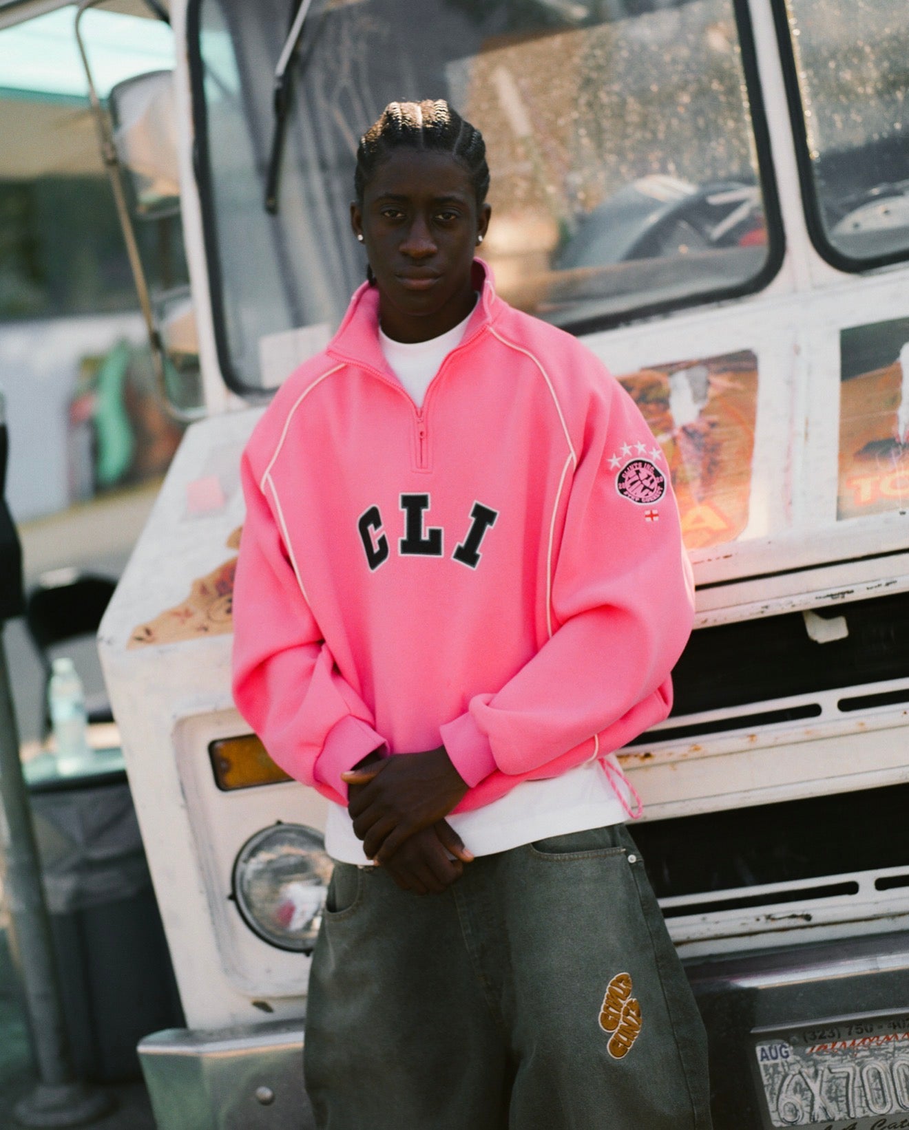 Cli-Sport Quarter Zip - Pink