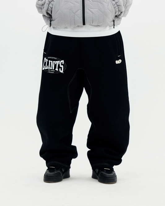 Contrast Stitch Boxing Sweatpants