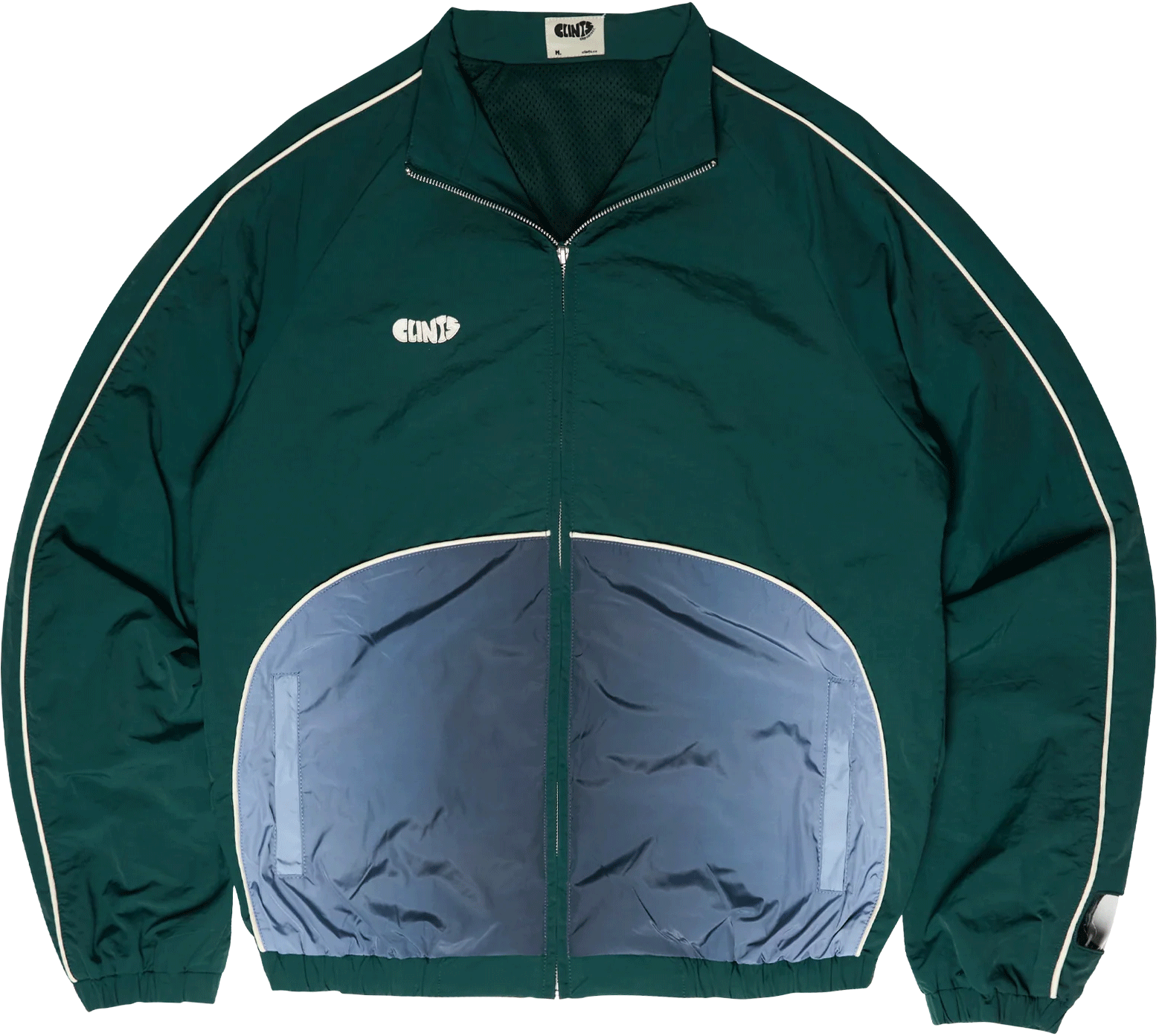 Gradient Mesh Shell Jacket - Green/Blue