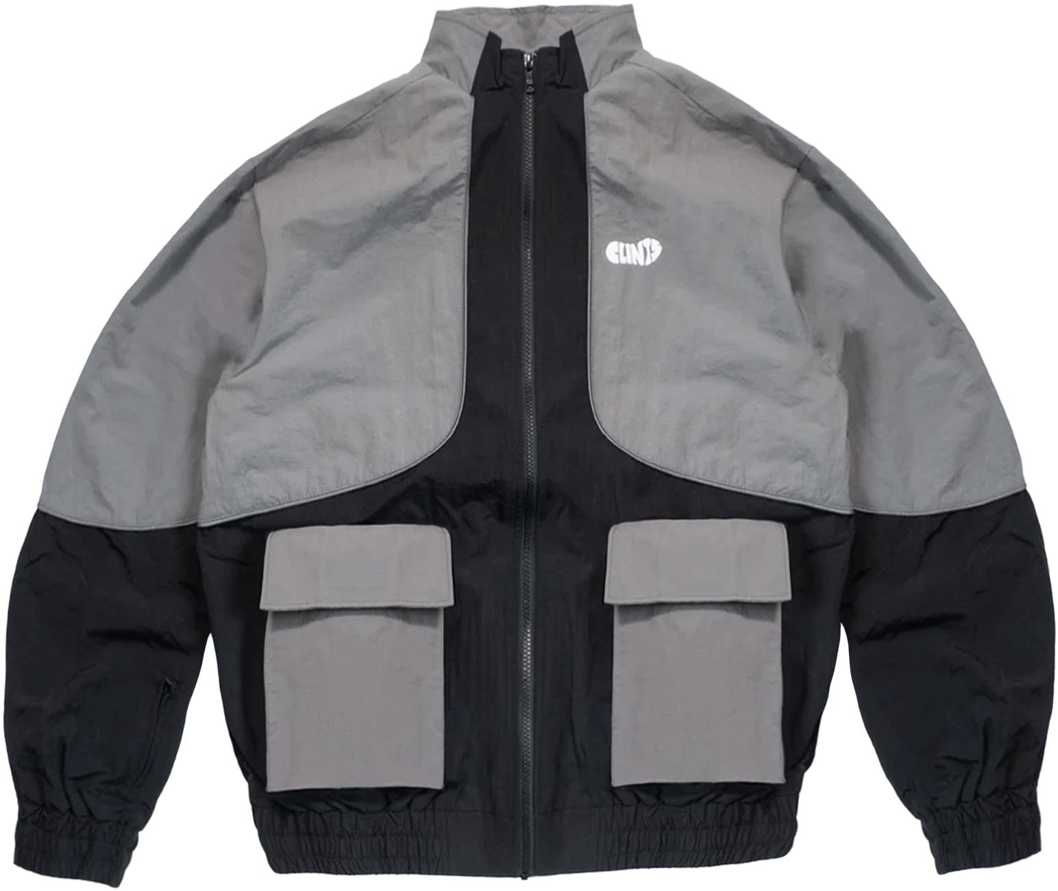 Shell Track Jacket - Black/Grey
