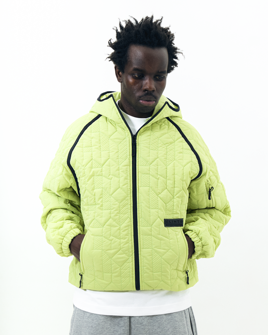 Quilted Puffer - Lime
