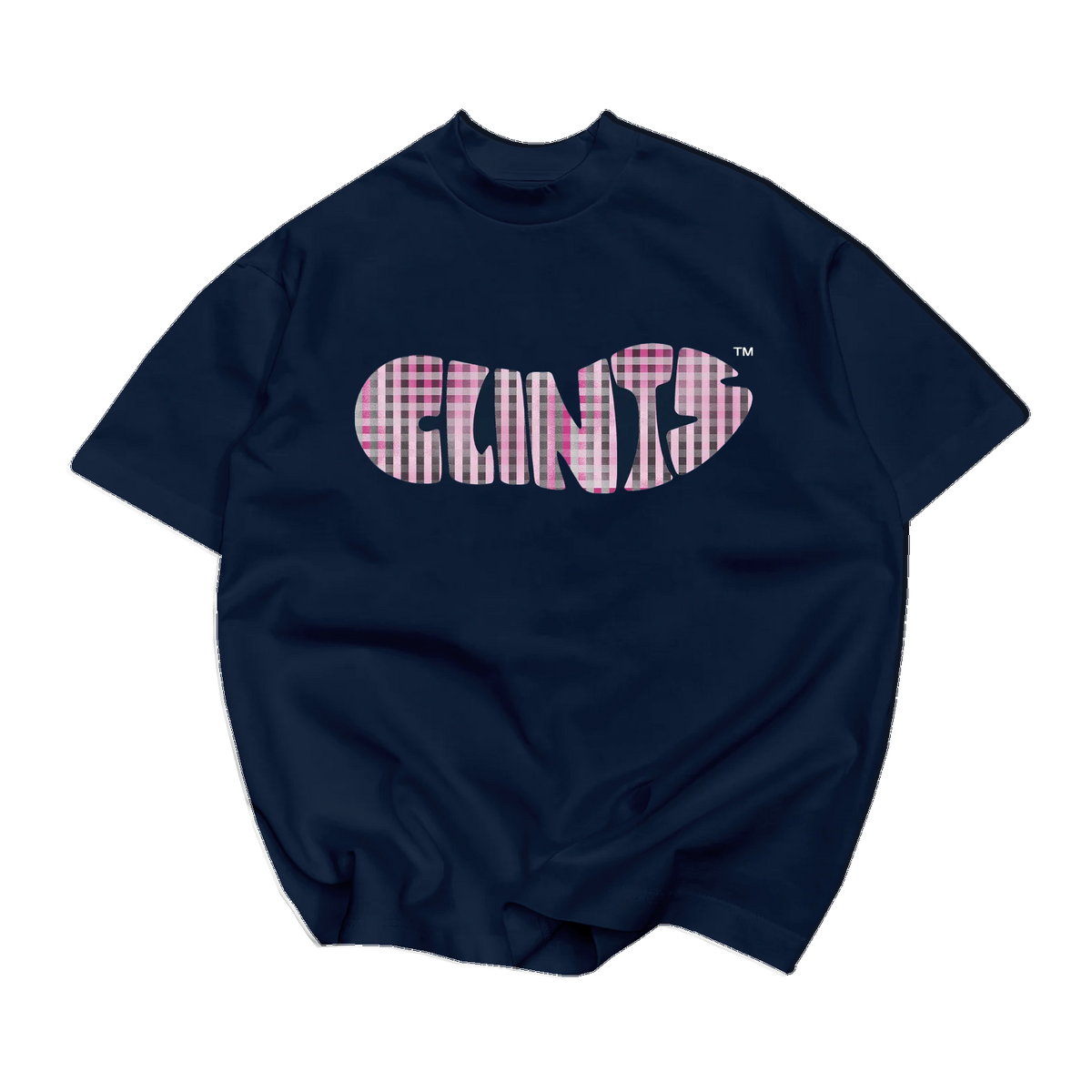 Pink Plaid - Heavyweight Tee