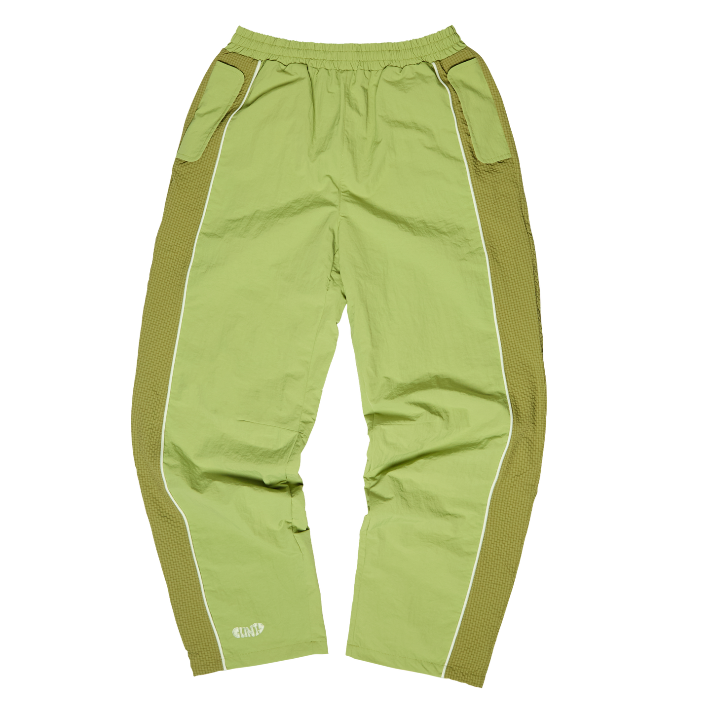 ⁠Rippled Nylon Pant - Green