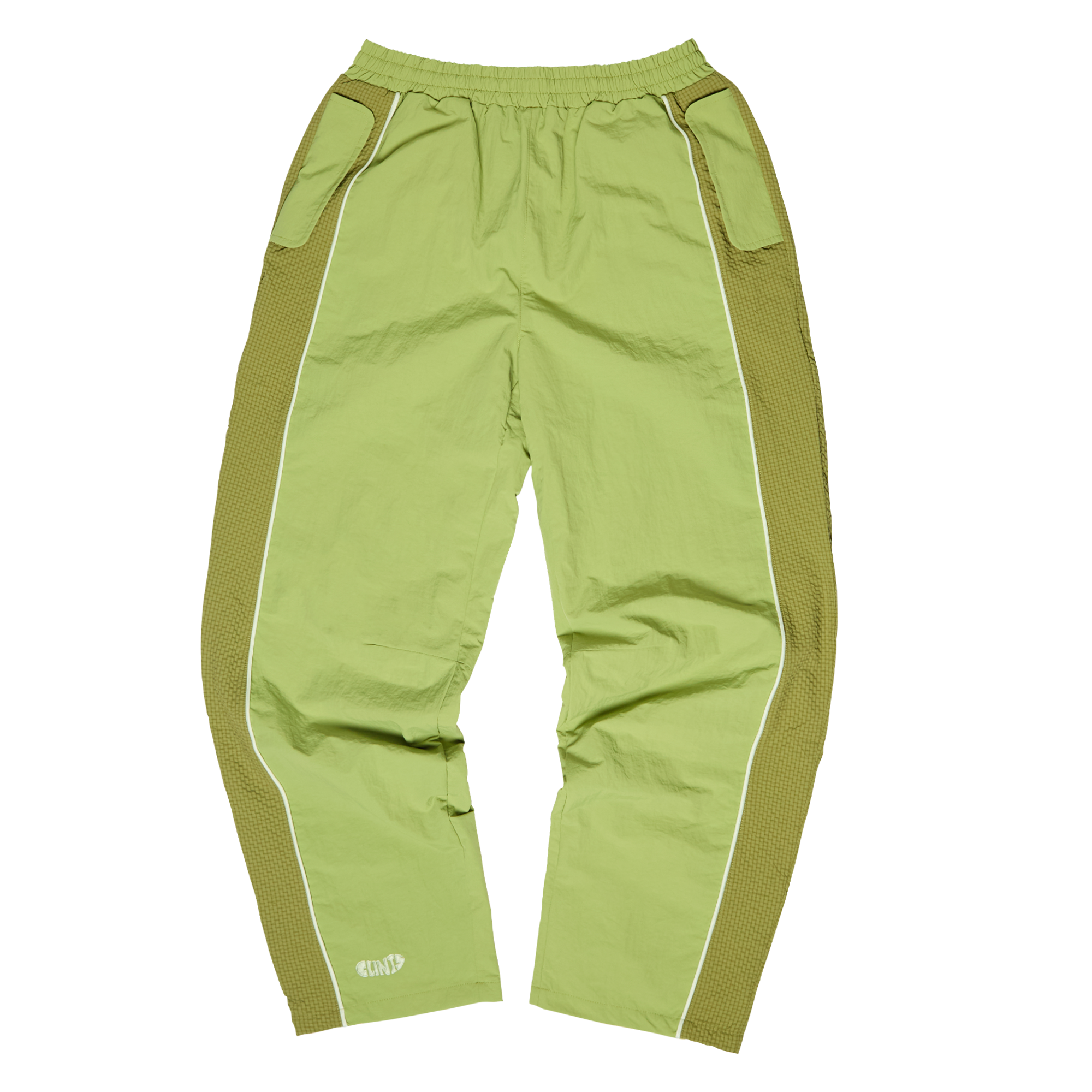 ⁠Rippled Nylon Pant - Green