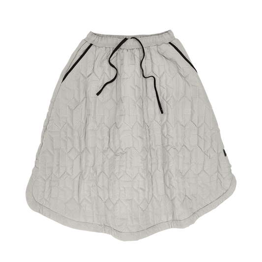 Quilted Skirt - Grey