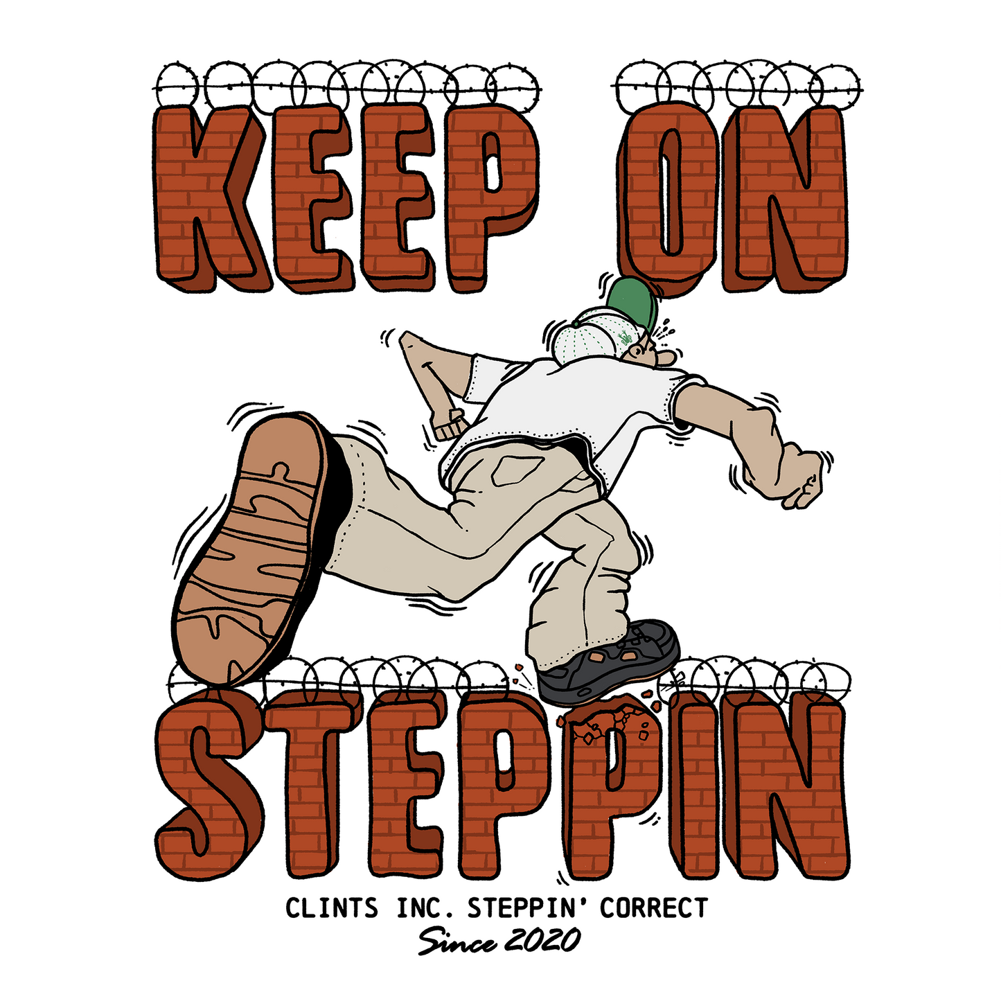 "Keep on Steppin" Tee