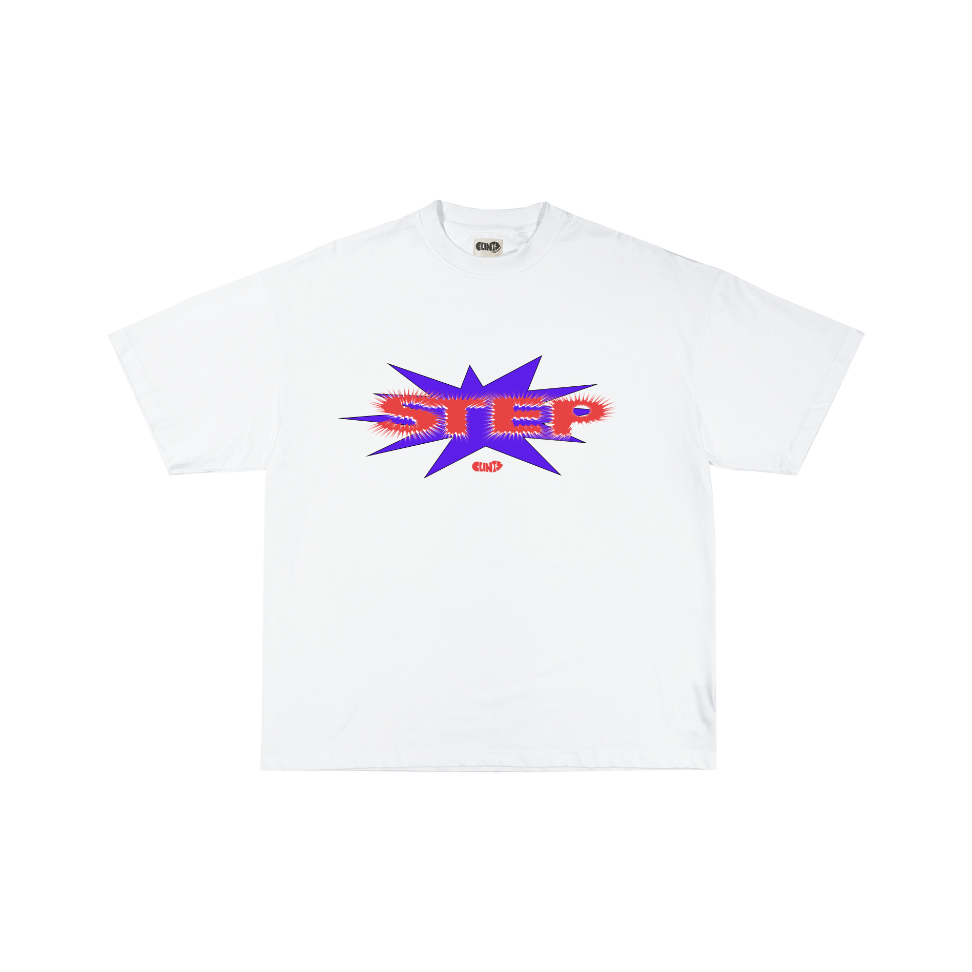 Spikes Tee - Heavyweight (White)