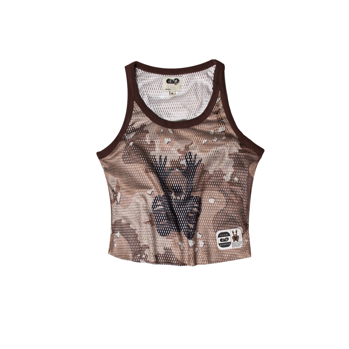 Brown Camo Tank Top