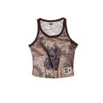 Brown Camo Tank Top