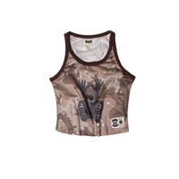 Brown Camo Tank Top