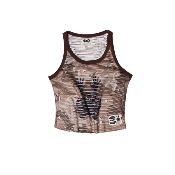 Brown Camo Tank Top