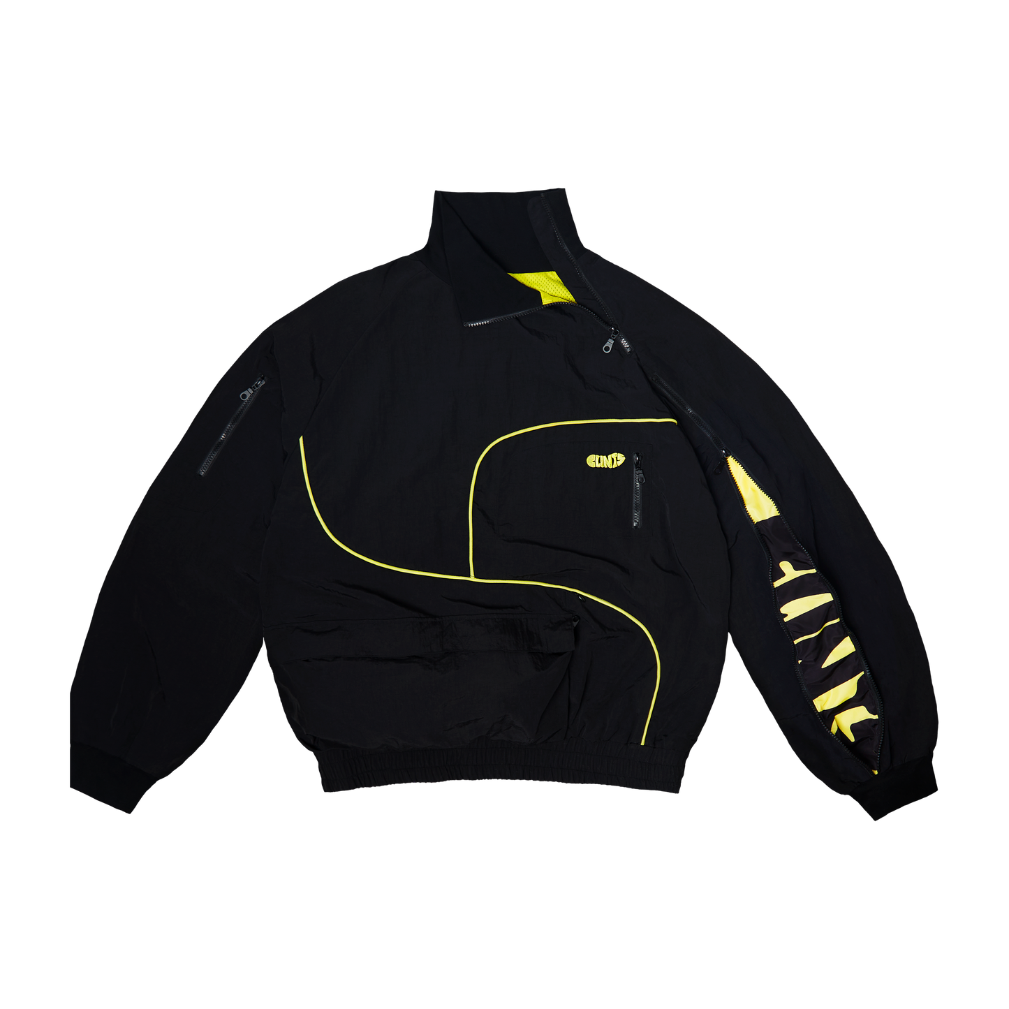 Tech Pull-over Jacket - Black