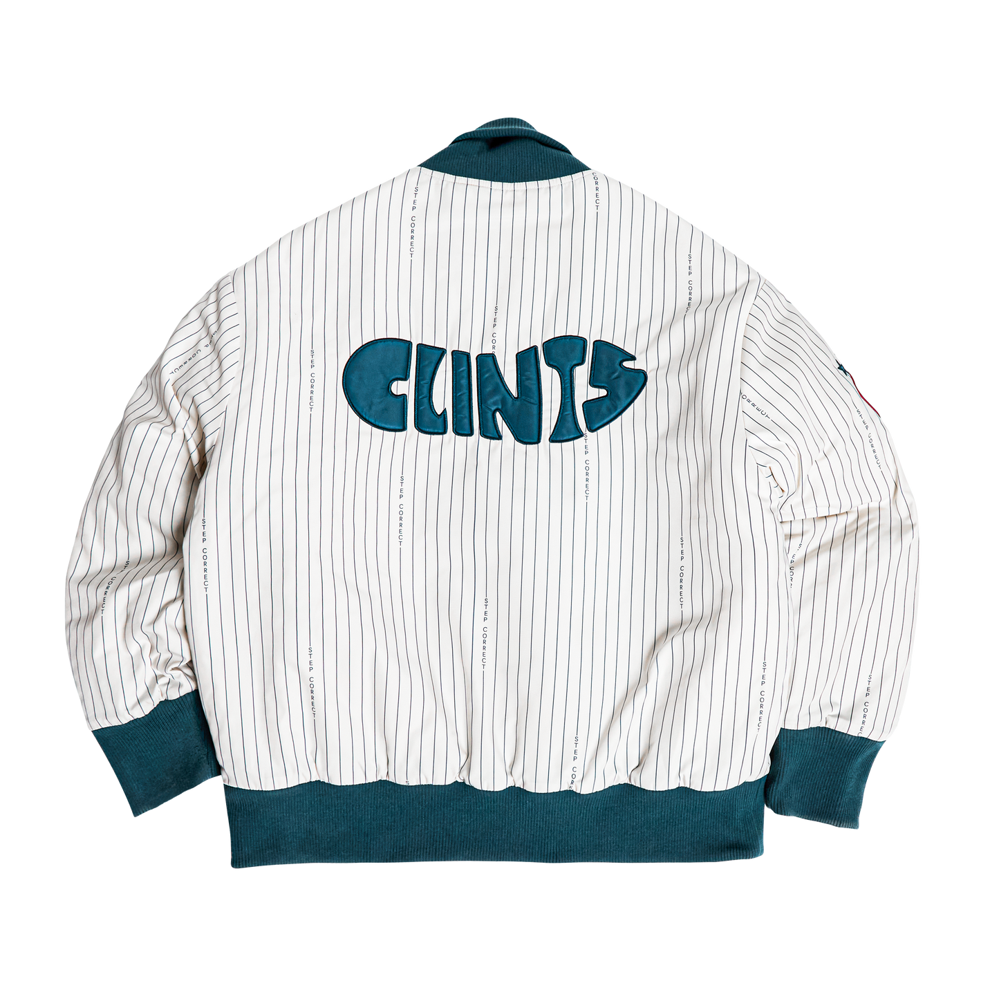 Baseball Varsity Jacket (Ivory)