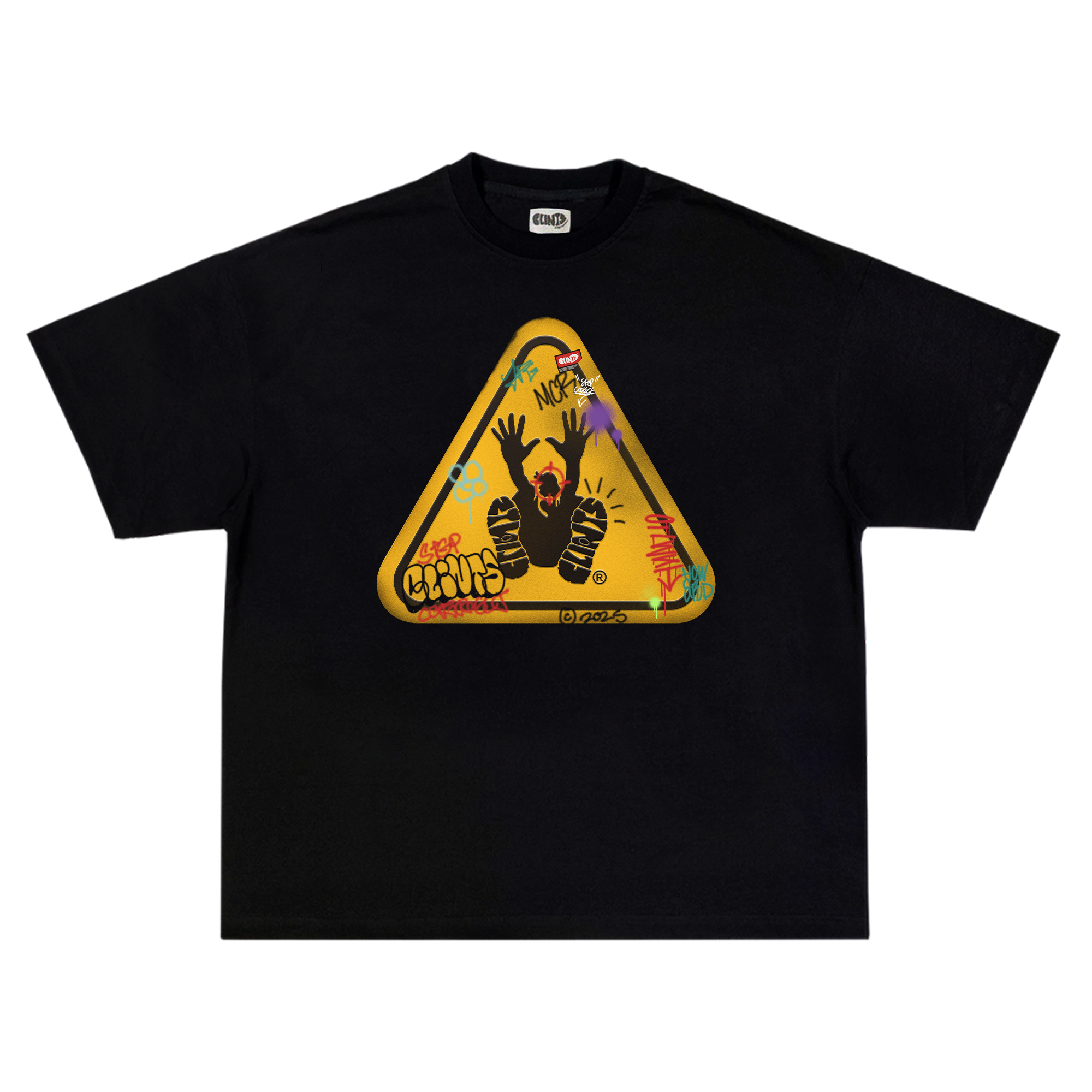 'Warning Sign' - Heavyweight Tee