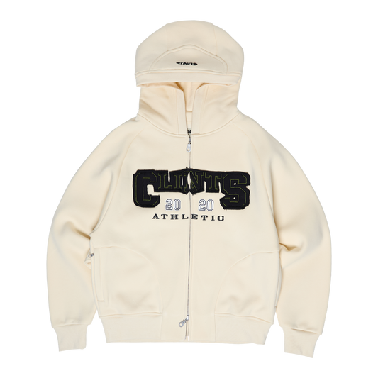 Heritage Cotton Hoodie - (Cream & Black)