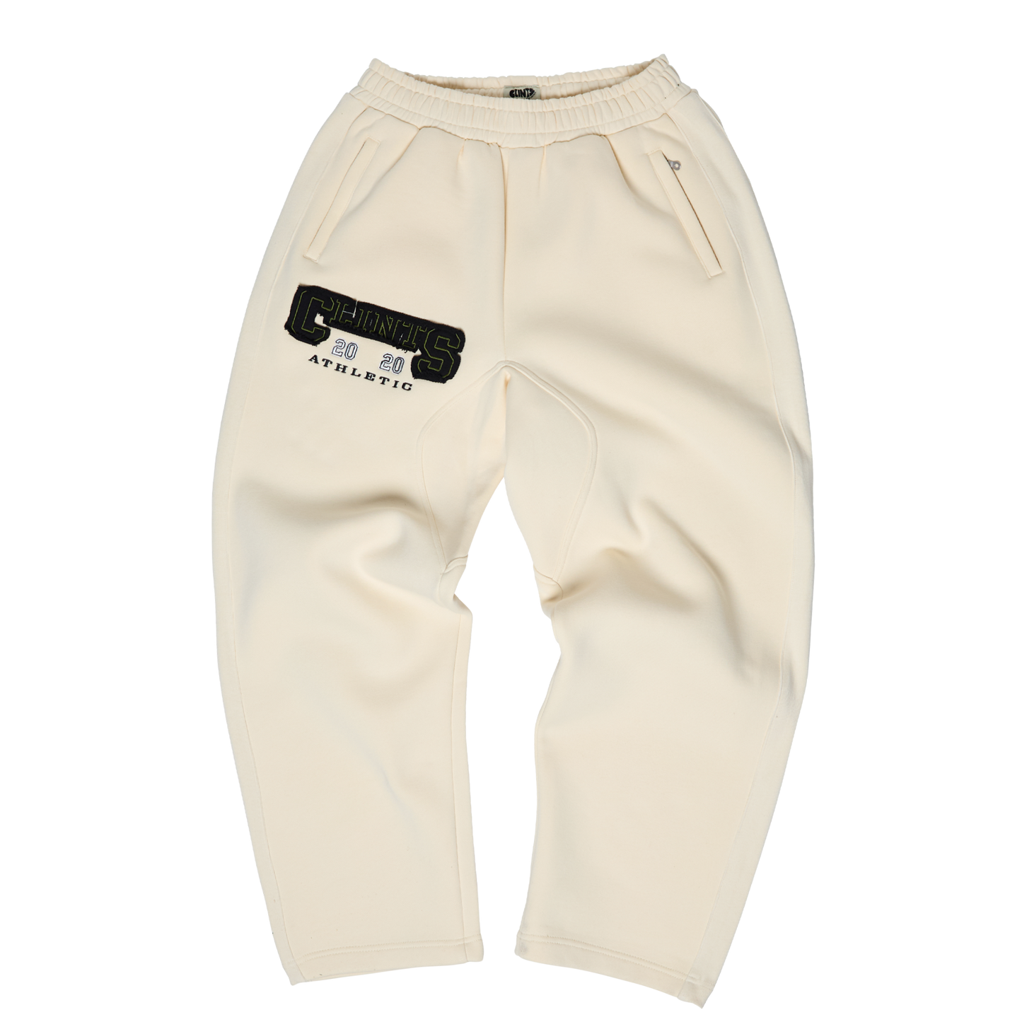 Heritage Cotton Pant - (Cream/Black)
