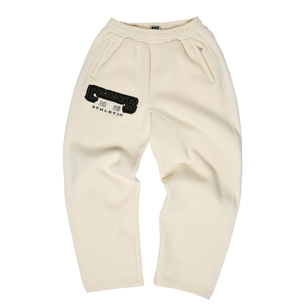 Heritage Cotton Pant - (Cream/Black)