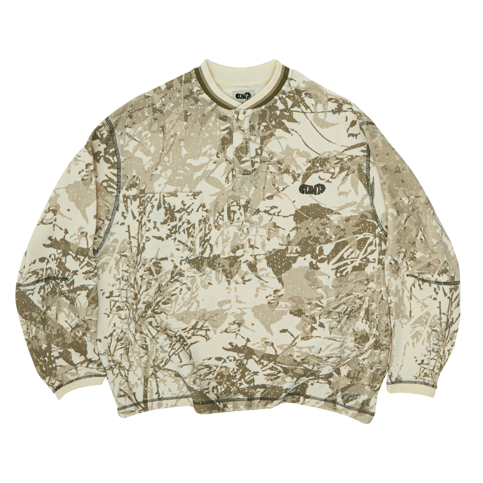 Waffle Leaf Tee LS