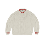 Clints Cable Knit - White