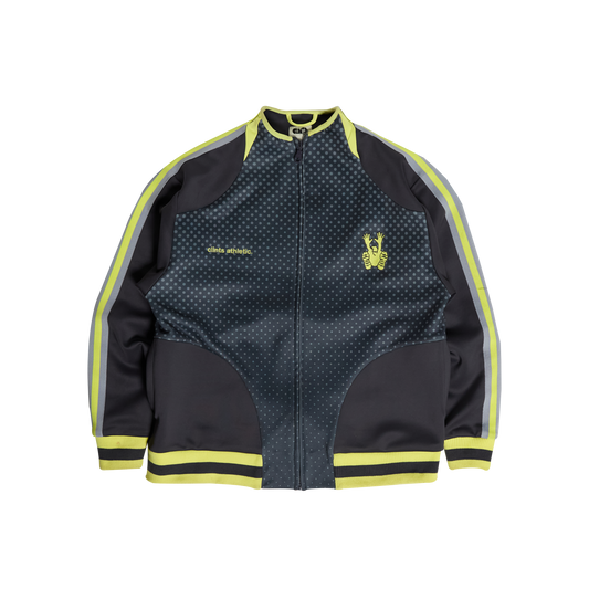 Athletic Track Top (Lime/Dotted Grey)