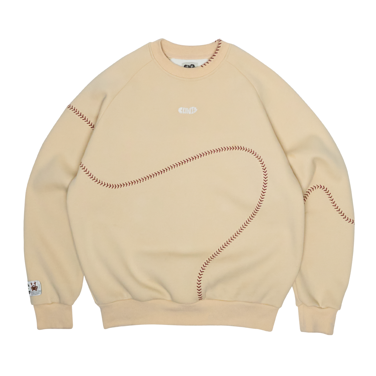 Baseball Sweatshirt - Beige
